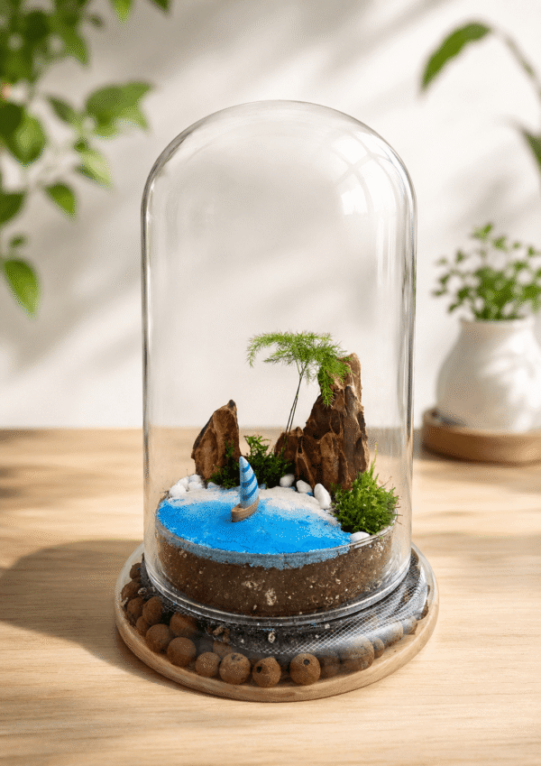 Ocean Cove Glass Dome Terrarium