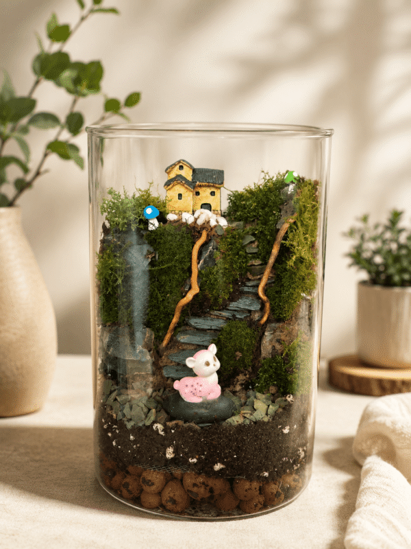 Enchanted Forest Cottage Terrarium