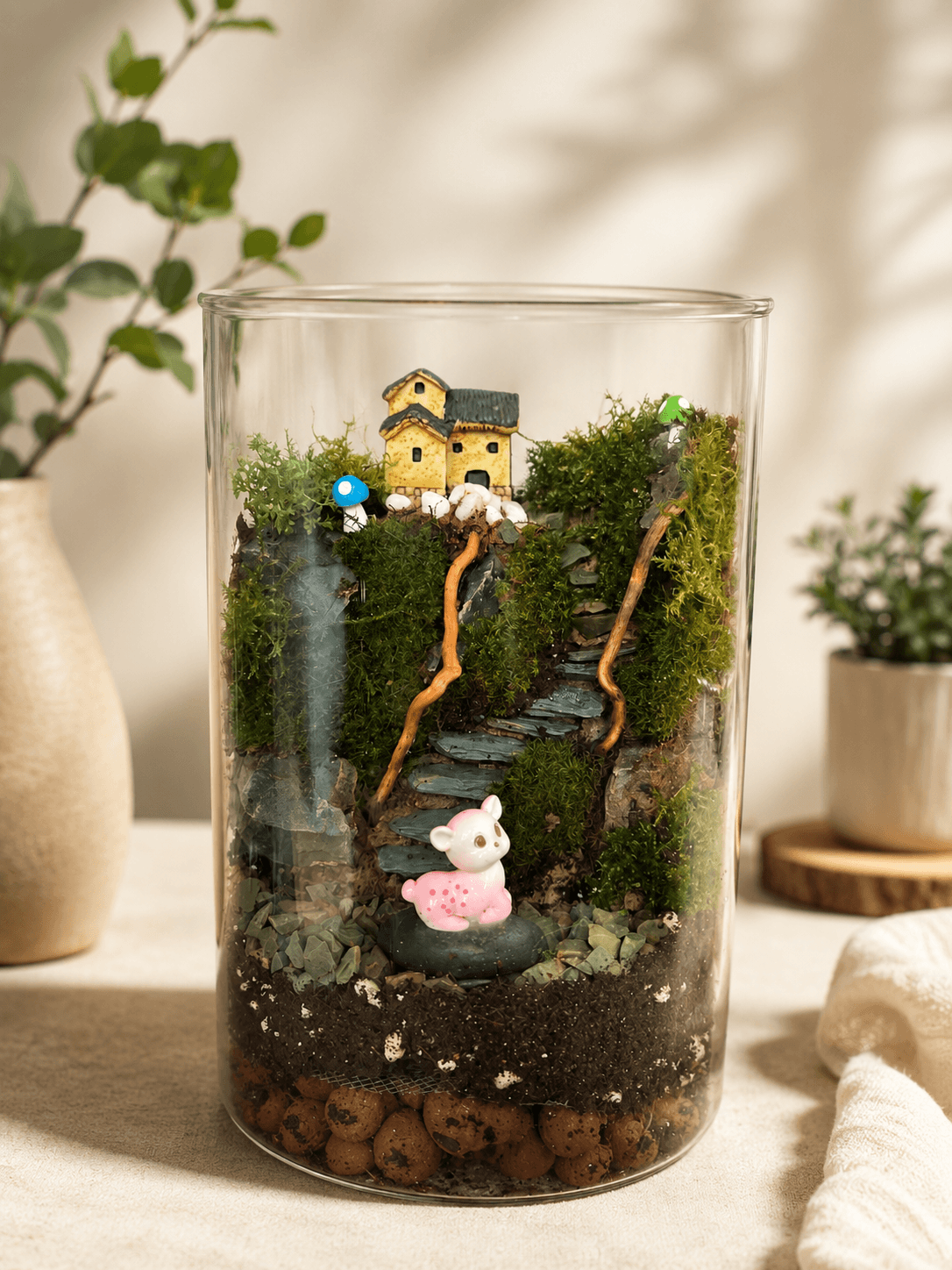 Enchanted Forest Cottage Terrarium