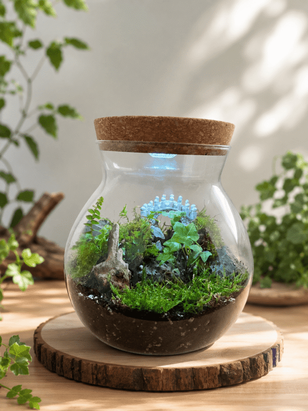 Mystic Bridge LED Terrarium