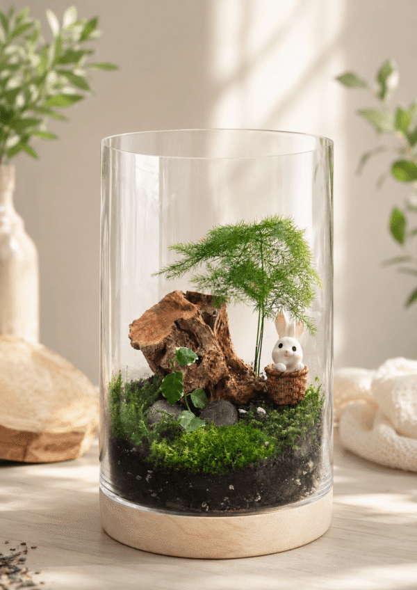 Woodland Whisper Bunny Terrarium