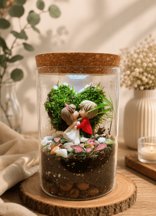 Forever Glow Love Terrarium