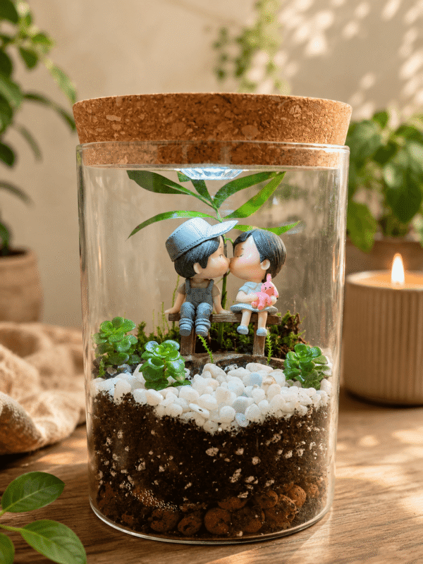 Moonlight Love Bench Terrarium