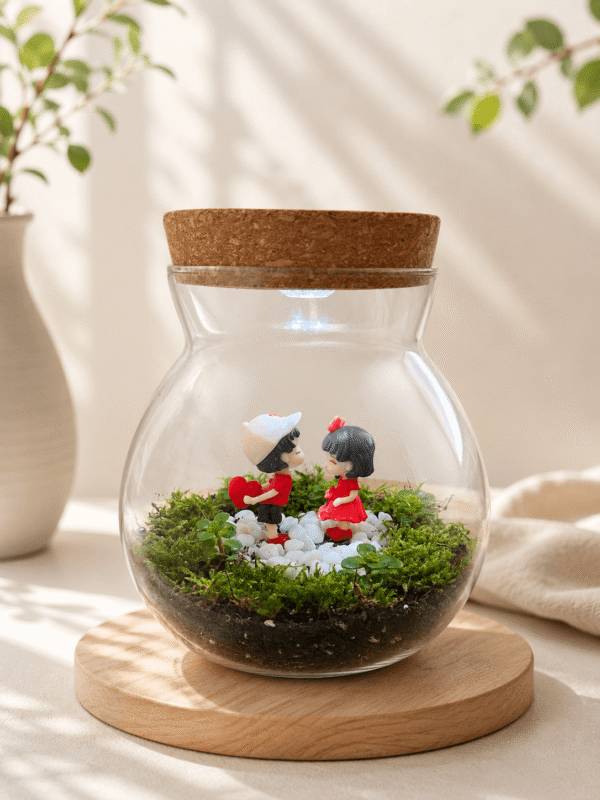 Glow of First Love Terrarium