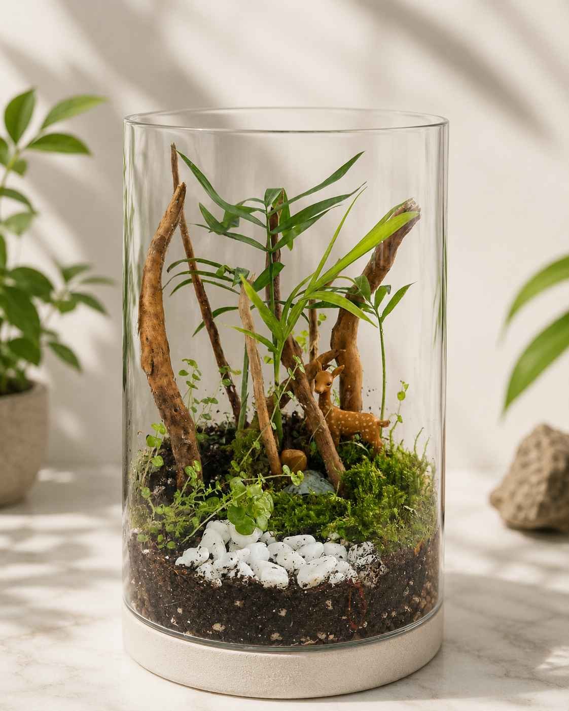 Enchanted Woodland Deer Terrarium
