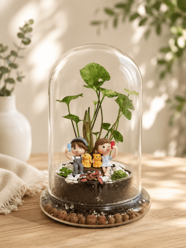 Tiny Moments Glass Garden Terrarium