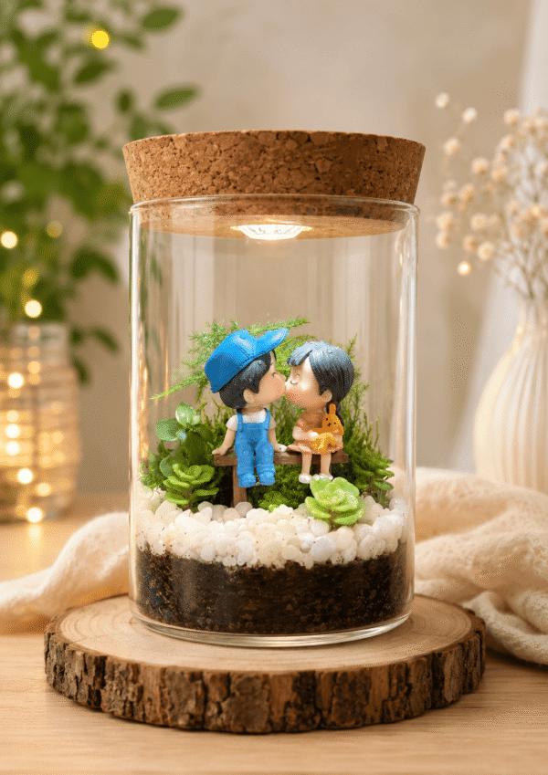 Moonlight Love Bench Terrarium