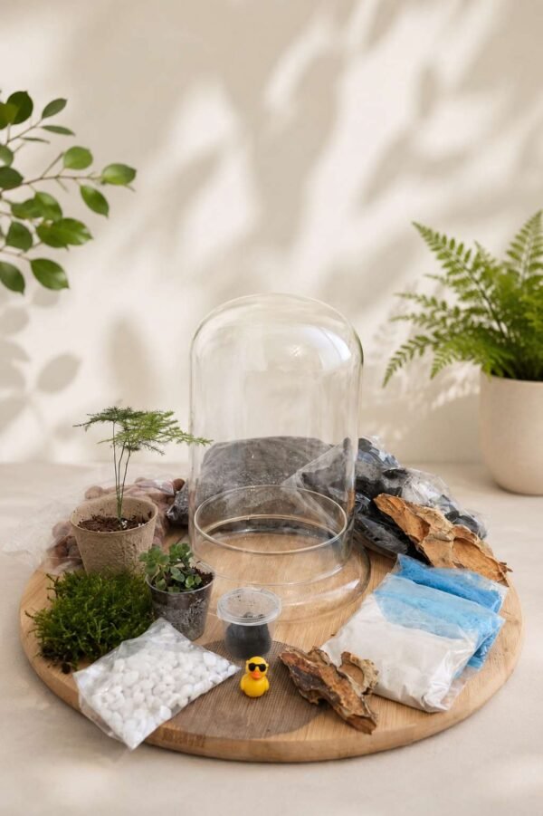 Duck Pond Glass Dome Terrarium